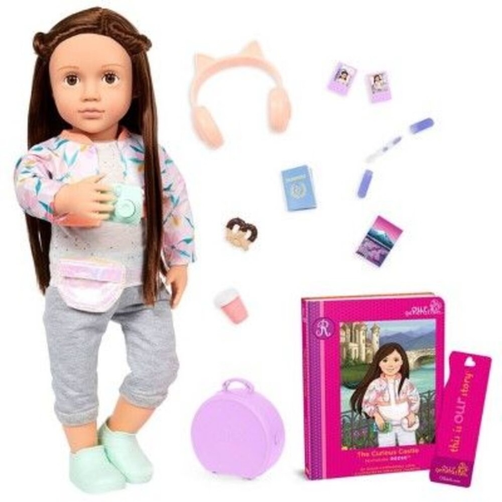 Our Generation -  Reese 18" Posable Travel Doll “The Curious Castle” NEW
